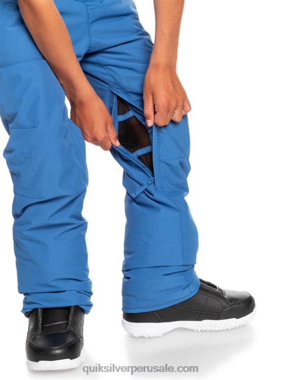 Quiksilver N8LNT2294 Niños cobalto brillante 8-16 pantalones de nieve estate
