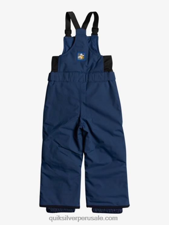 Quiksilver N8LNT2296 Niños insignias azules 2-7 pantalones de nieve azul marino con aislamiento boogie