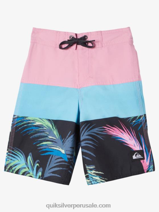 Quiksilver N8LNT1897 Niños malva luna 2-7 todos los días panel 14 bañadores