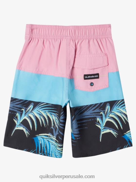 Quiksilver N8LNT1897 Niños malva luna 2-7 todos los días panel 14 bañadores