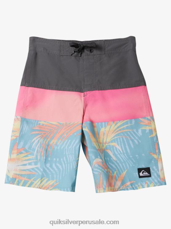 Quiksilver N8LNT1900 Niños puerta de Hierro 2-7 todos los días panel 14 bañadores