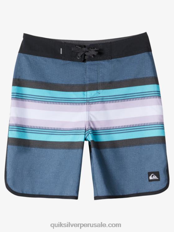 Quiksilver N8LNT1902 Niños mar de bering 8-16 todos los días festoneado 17 bañadores