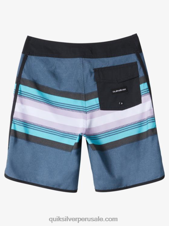 Quiksilver N8LNT1902 Niños mar de bering 8-16 todos los días festoneado 17 bañadores