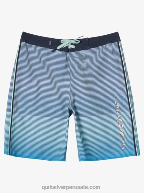 Quiksilver N8LNT1910 Niños snorkel azul 8-16 shorts de baño surfsilk masivo 17