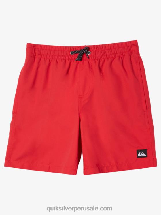 Quiksilver N8LNT1914 Niños rojo de alto riesgo 8-16 todos los días 15 voleas