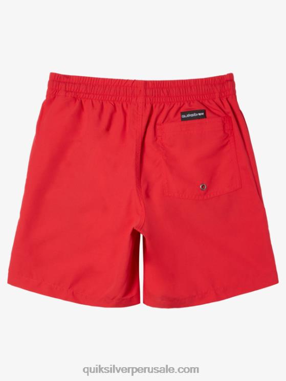 Quiksilver N8LNT1914 Niños rojo de alto riesgo 8-16 todos los días 15 voleas