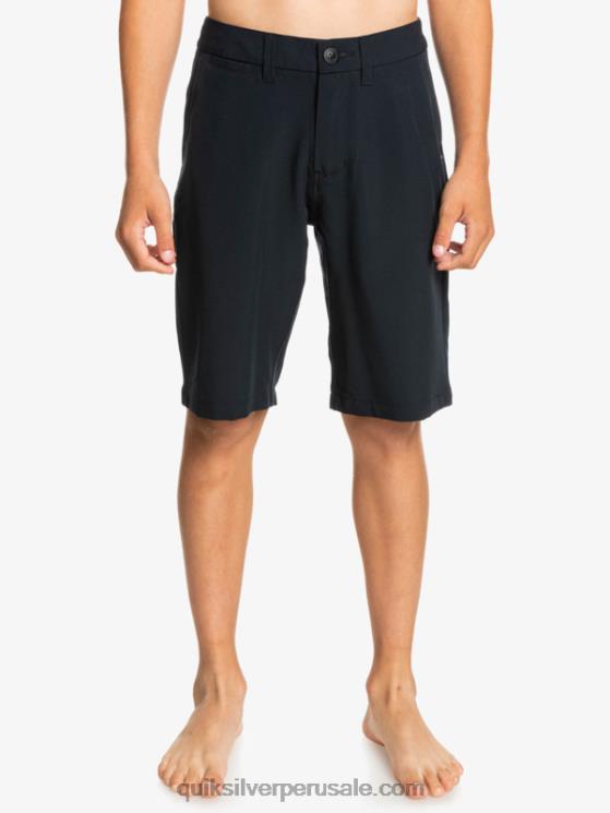 Quiksilver N8LNT1933 Niños negro 8-16 ocean union 19 bañadores anfibios