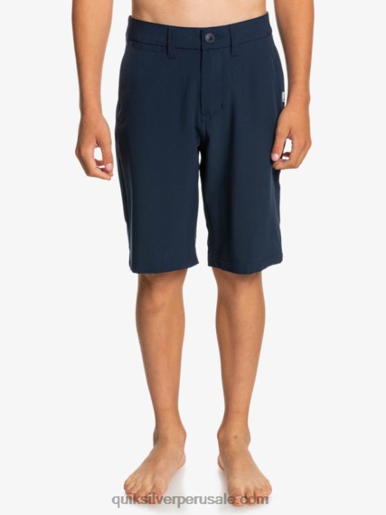 Quiksilver N8LNT1934 Niños chaqueta azul marino 8-16 ocean union 19 bañadores anfibios