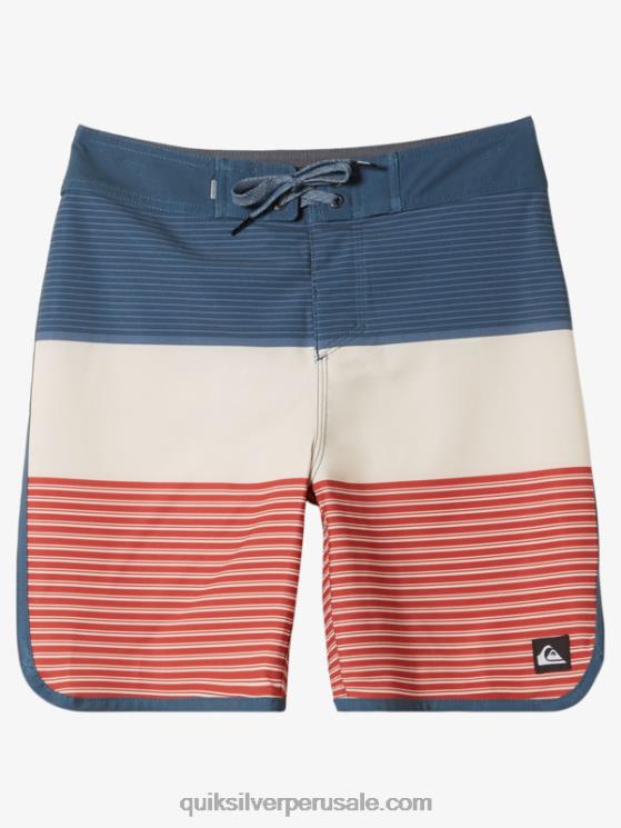 Quiksilver N8LNT1984 Niños azul marino medianoche 8-16 shorts de playa surfsilk tijuana 17
