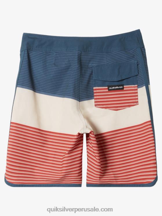 Quiksilver N8LNT1984 Niños azul marino medianoche 8-16 shorts de playa surfsilk tijuana 17
