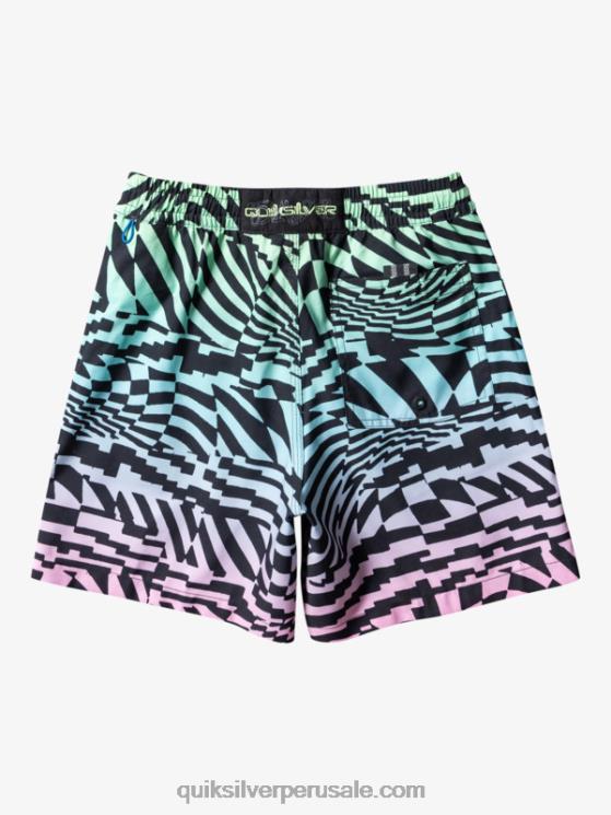 Quiksilver N8LNT1988 Niños negro 8-16 radicales 14 voleas