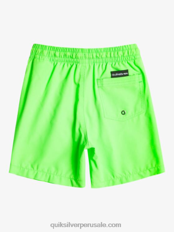 Quiksilver N8LNT2003 Niños geco verde 2-7 todos los días 13 voleas