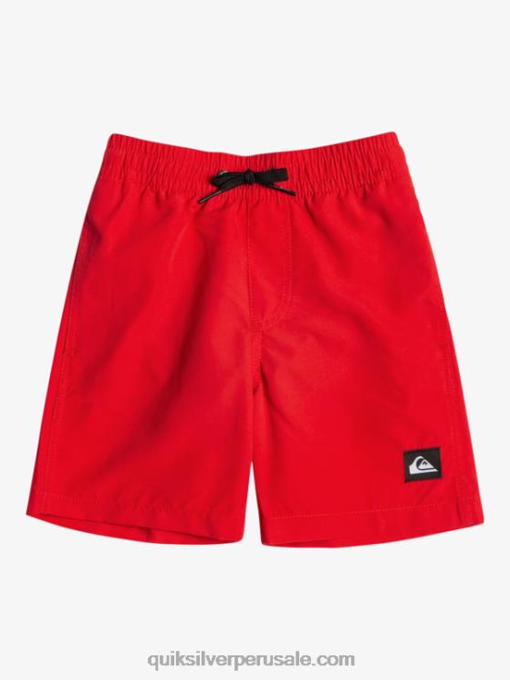 Quiksilver N8LNT2004 Niños rojo de alto riesgo 2-7 todos los días 13 voleas