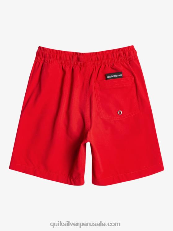 Quiksilver N8LNT2004 Niños rojo de alto riesgo 2-7 todos los días 13 voleas