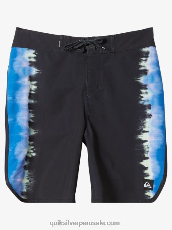 Quiksilver N8LNT2018 Niños negro 8-16 surfsilk festoneado 17 bañadores