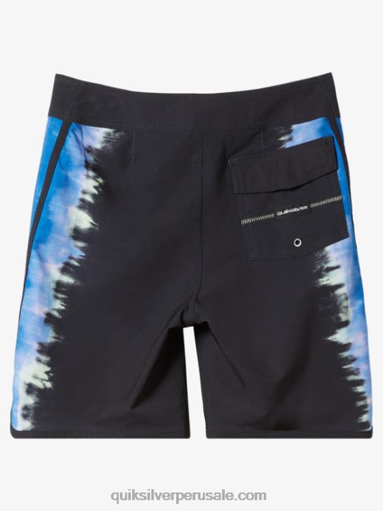 Quiksilver N8LNT2018 Niños negro 8-16 surfsilk festoneado 17 bañadores