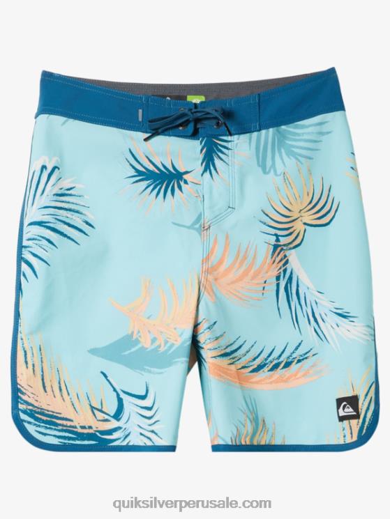 Quiksilver N8LNT2019 Niños azul marroquí 8-16 surfsilk festoneado 17 bañadores