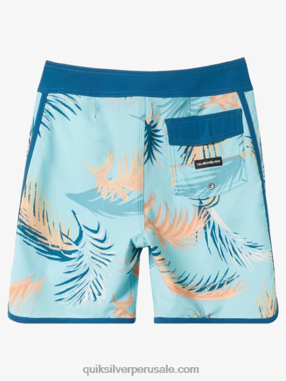 Quiksilver N8LNT2019 Niños azul marroquí 8-16 surfsilk festoneado 17 bañadores