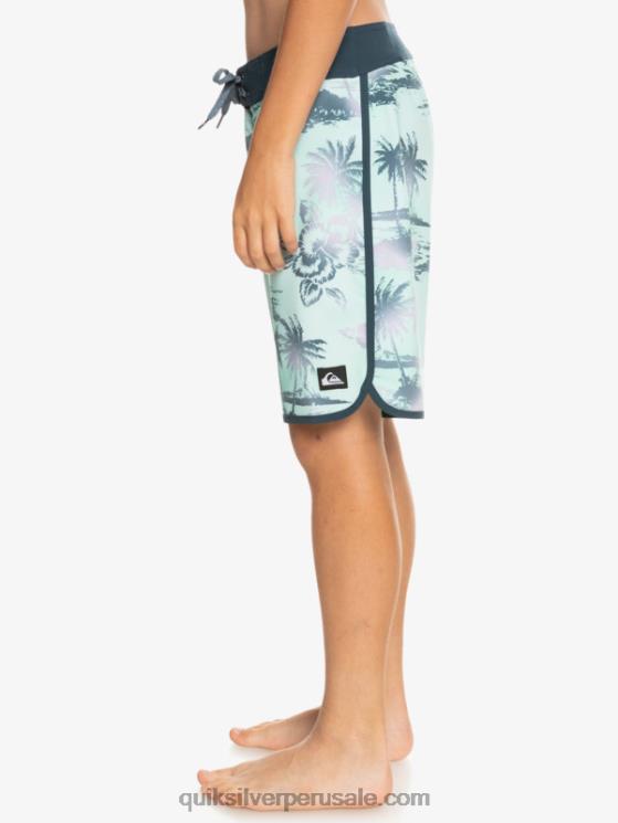 Quiksilver N8LNT2020 Niños vaso de playa 8-16 surfsilk festoneado 17 bañadores