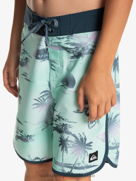 Quiksilver N8LNT2020 Niños vaso de playa 8-16 surfsilk festoneado 17 bañadores