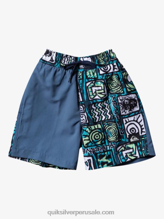 Quiksilver N8LNT2047 Niños río azul 2-7 próxima generación 12 voleas