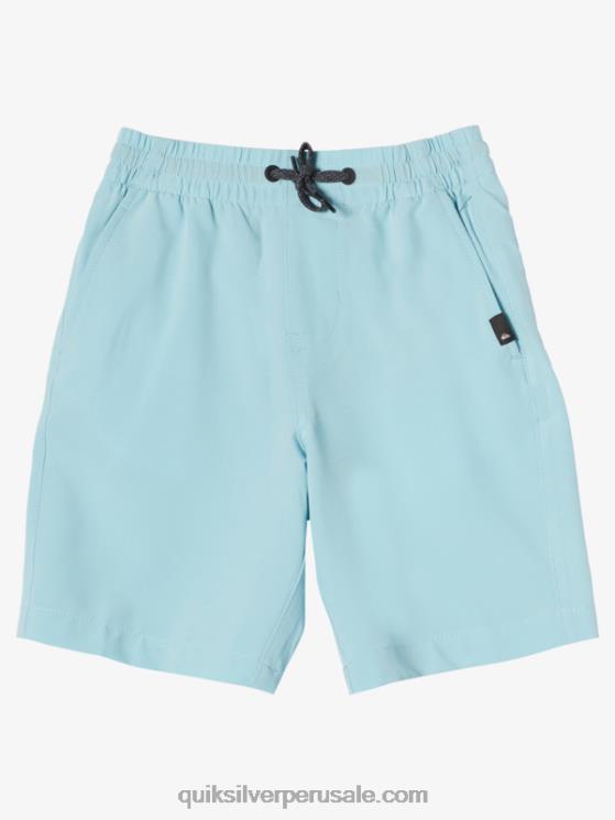Quiksilver N8LNT2054 Niños cielo azul 2-7 bañadores elásticos ocean 14 anfibios
