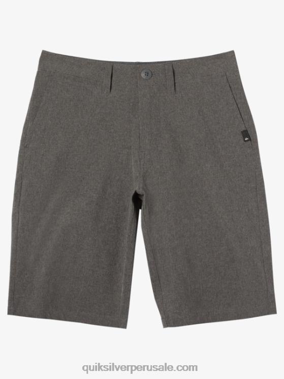 Quiksilver N8LNT2057 Niños negro 8-16 union heather anfibio 20 bañadores
