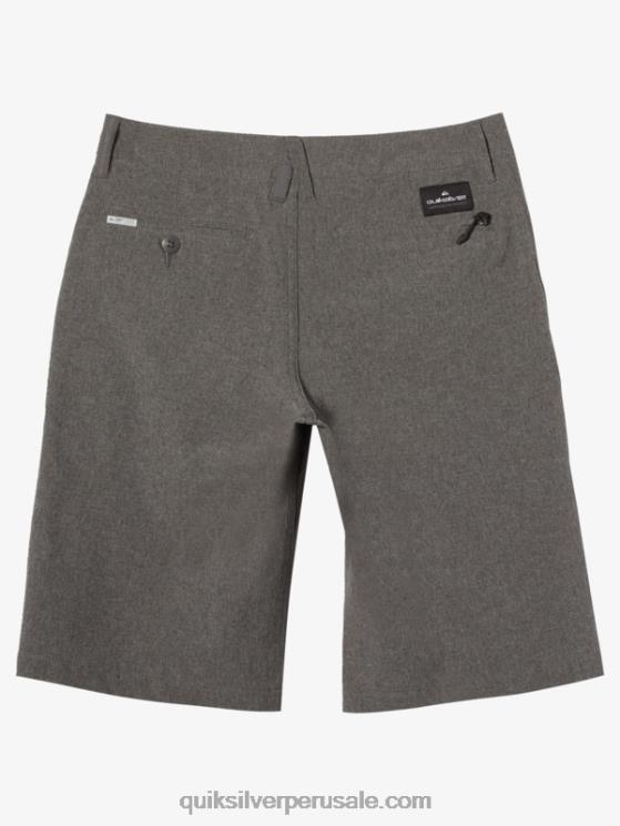 Quiksilver N8LNT2057 Niños negro 8-16 union heather anfibio 20 bañadores