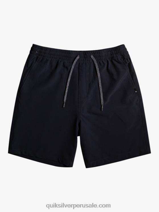 Quiksilver N8LNT2066 Niños negro 8-16 bañadores elásticos ocean 18 anfibios