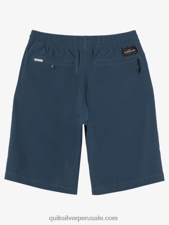 Quiksilver N8LNT2067 Niños azul marino medianoche 8-16 bañadores elásticos ocean 18 anfibios