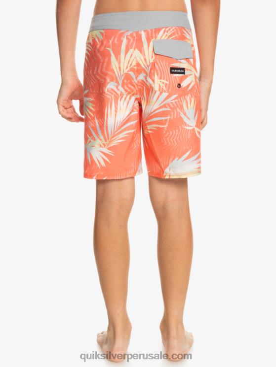 Quiksilver N8LNT2139 Niños salmón fresco 8-16 todos los días qs 69 16 bañadores