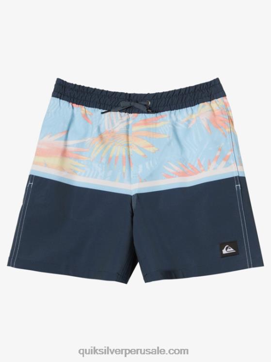 Quiksilver N8LNT2142 Niños azul marino medianoche 8-16 surfsilk division vl 14 voleas