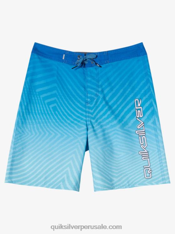 Quiksilver N8LNT2165 Niños snorkel azul 8-16 todos los días warp fade 17 boardshorts
