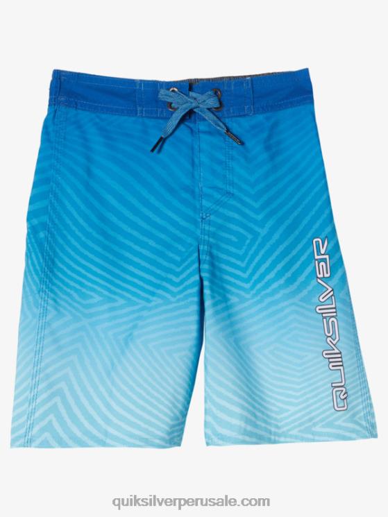 Quiksilver N8LNT2175 Niños snorkel azul 2-7 todos los días warp fade 14 boardshorts