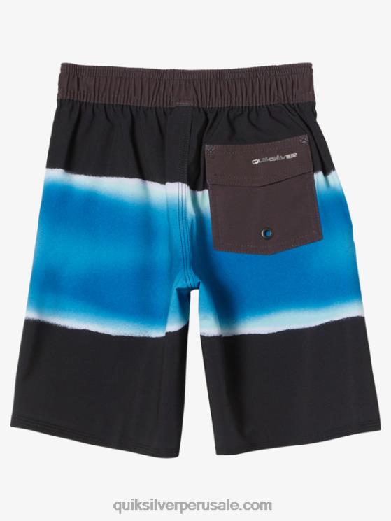 Quiksilver N8LNT2179 Niños negro 2-7 surfsilk air brush 14 bañadores