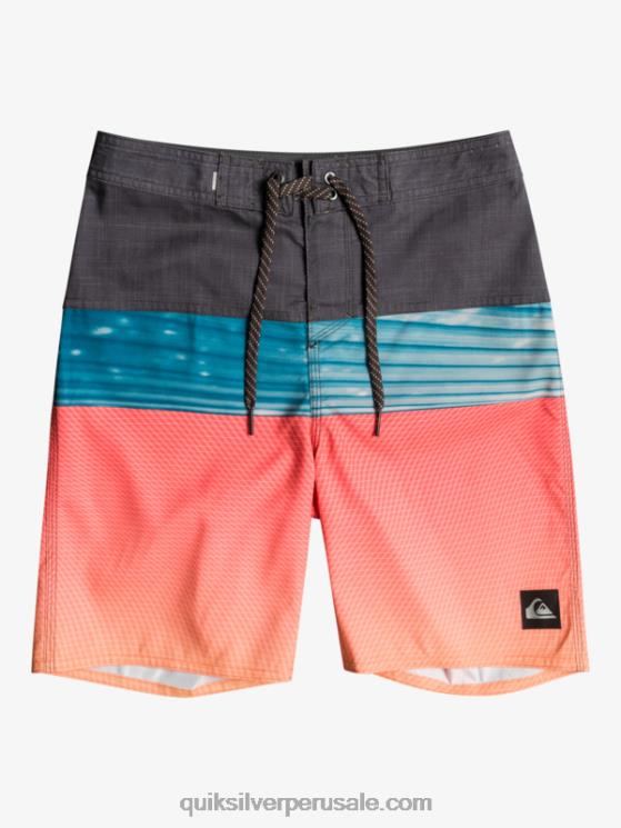 Quiksilver N8LNT2275 Niños estallido de naranja 8-16 panel diario yth 17 bañador