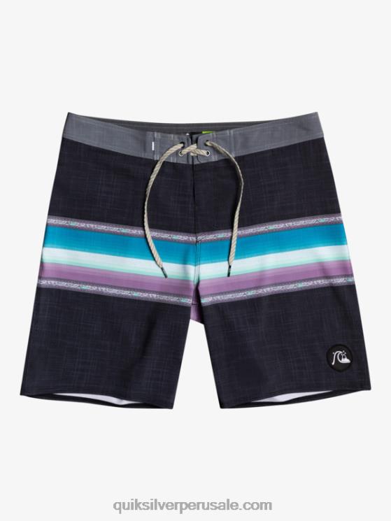 Quiksilver N8LNT2280 Niños negro 8-16 surfsilk sun faded 17 bañadores