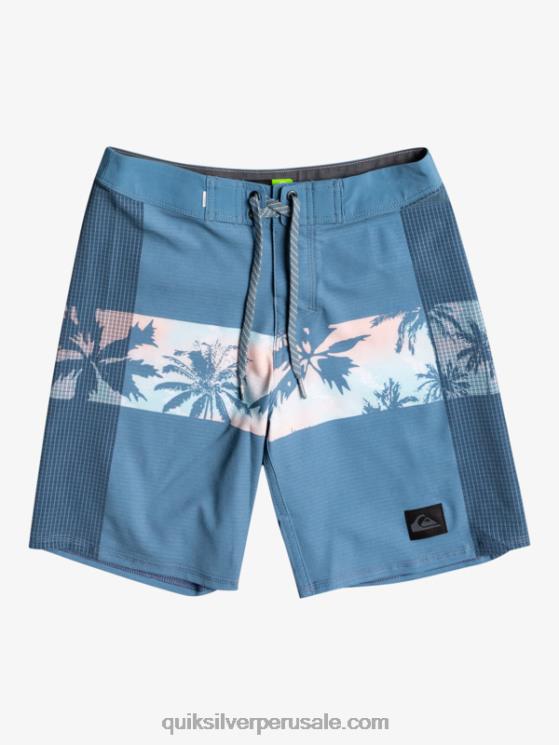 Quiksilver N8LNT2324 Niños capitanes azules 8-16 shorts de playa highlite arch yth 16