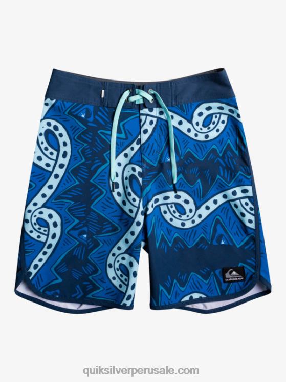 Quiksilver N8LNT2328 Niños insignias azules 8-16 surfsilk retroceso 17 boardshorts