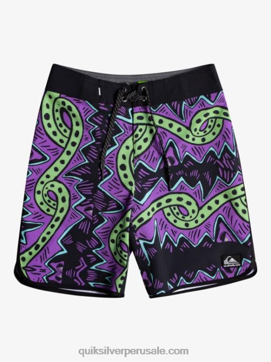 Quiksilver N8LNT2329 Niños negro 8-16 surfsilk retroceso 17 boardshorts