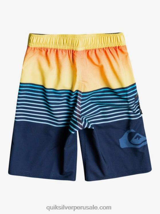 Quiksilver N8LNT2336 Niños chaqueta azul marino 2-7 surfsilk slab 14 boardshorts reciclados