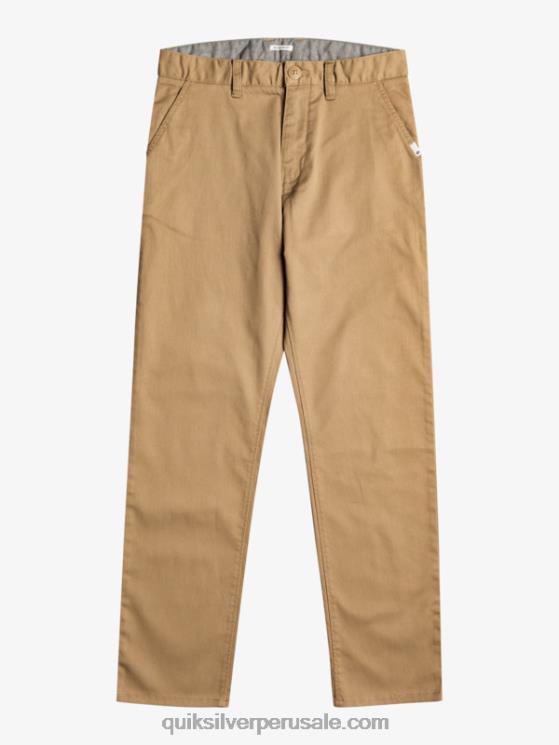 Quiksilver N8LNT2239 Niños madera de olmo 8-16 para arriba pantalones de unión todos los días