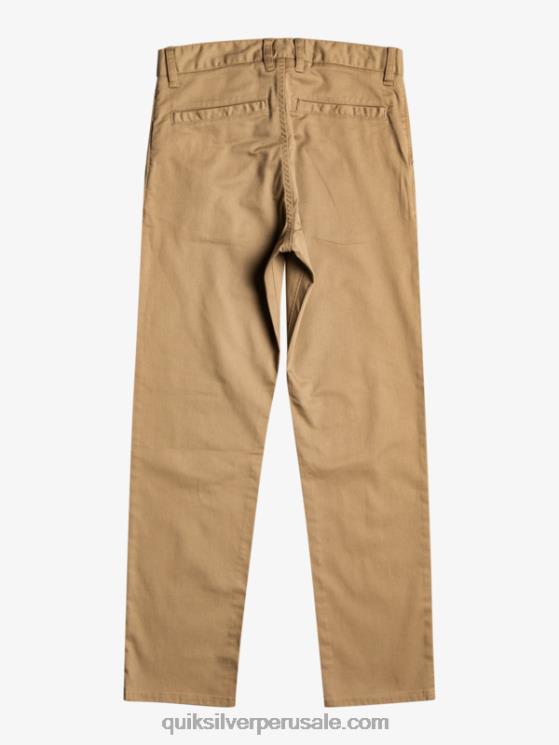 Quiksilver N8LNT2239 Niños madera de olmo 8-16 para arriba pantalones de unión todos los días