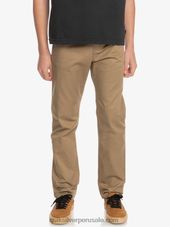 Quiksilver N8LNT2239 Niños madera de olmo 8-16 para arriba pantalones de unión todos los días