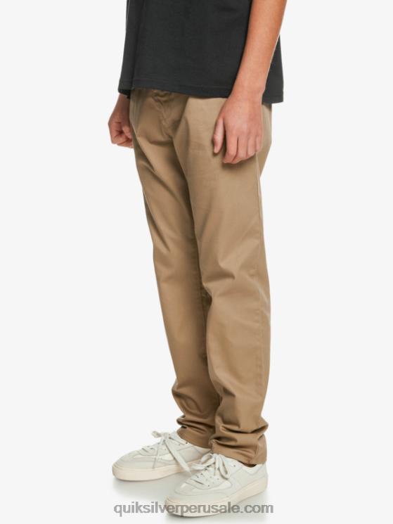 Quiksilver N8LNT2239 Niños madera de olmo 8-16 para arriba pantalones de unión todos los días