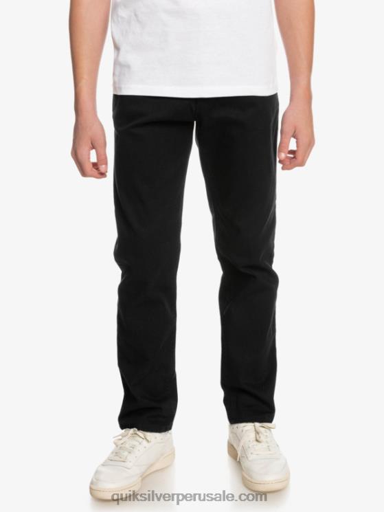 Quiksilver N8LNT2240 Niños negro 8-16 para arriba pantalones de unión todos los días