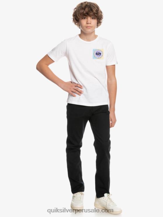 Quiksilver N8LNT2240 Niños negro 8-16 para arriba pantalones de unión todos los días
