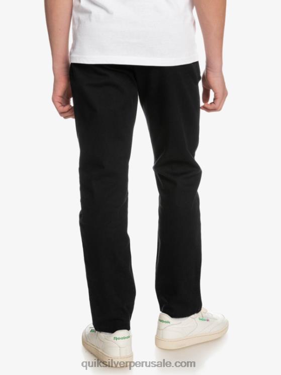 Quiksilver N8LNT2240 Niños negro 8-16 para arriba pantalones de unión todos los días