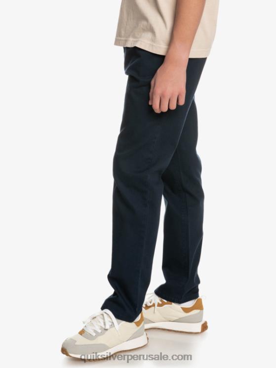 Quiksilver N8LNT2241 Niños chaqueta azul marino 8-16 para arriba pantalones de unión todos los días