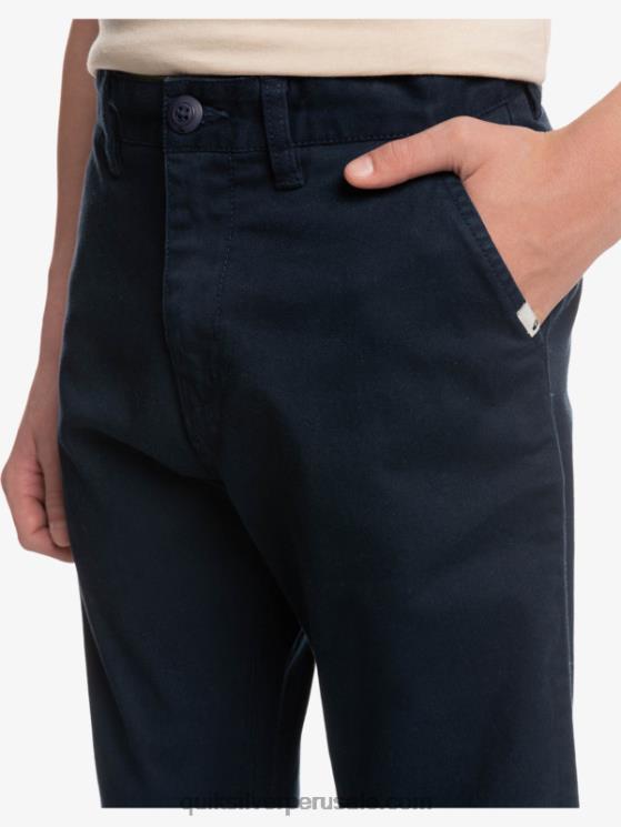 Quiksilver N8LNT2241 Niños chaqueta azul marino 8-16 para arriba pantalones de unión todos los días